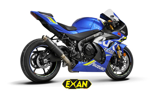 Suzuki GSXR 1000 2017-2019 Exan Exhaust Silencer X-GP Carbon/Titanium/Black
