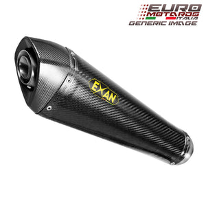 Kawasaki ZX10R 2011-2015 Exan Exhaust Silencer Conic X-BLACK Carbon/Titanium New