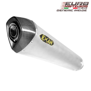 Ducati Monster 696 796 1100 Exan Exhaust Silencers Ducal x2 Conic X-BLACK New