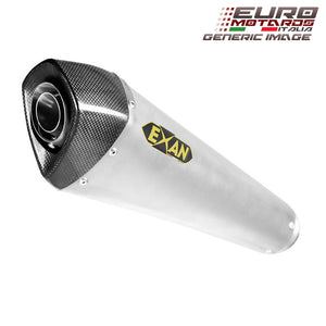 Suzuki GSXS 750 2017-2018 Exan Exhaust Silencer Conic X-BLACK Carbon/Titanium