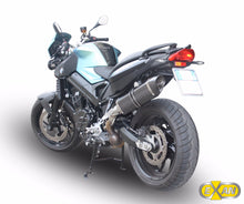 Load image into Gallery viewer, BMW F800R 2009-2014 Exan Exhaust Silencer OVAL X-BLACK Titanium/Carbon New
