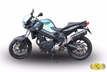Load image into Gallery viewer, BMW F800R 2009-2014 Exan Exhaust Silencer OVAL X-BLACK Titanium/Carbon New