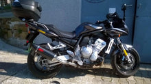 Load image into Gallery viewer, MassMoto oval full carbon exhaust slip-on silencer for Yamaha FZS 1000 Fazer 2001-2005 — Euro Motards