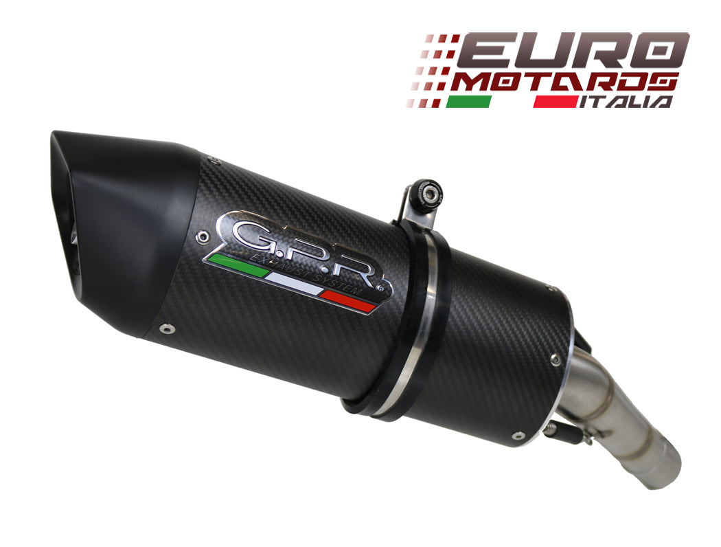 Kawasaki Ninja 125 2019 GPR Exhaust System SlipOn Silencer Furore Carbon Fiber