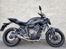 Load image into Gallery viewer, MassMoto Exhaust FULL System 2in1 Titanium Silencer Yamaha MT-07 FZ-07 2014-2019