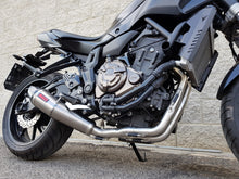 Load image into Gallery viewer, MassMoto Exhaust FULL System 2in1 Titanium Silencer Yamaha MT-07 FZ-07 2014-2019