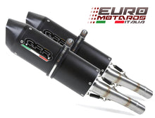 Load image into Gallery viewer, Aprilia Dorsoduro 900 2017-2018 GPR Exhaust Dual SlipOn Silencers Furore Nero