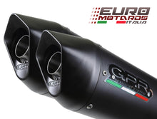 Load image into Gallery viewer, Aprilia Dorsoduro 900 2017-2018 GPR Exhaust Dual SlipOn Silencers Furore Nero