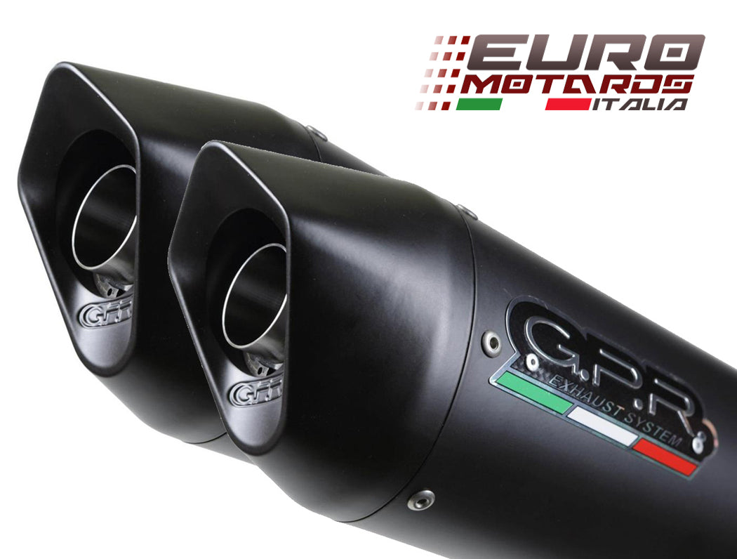 Kawasaki ZZR 1400 Euro 4 2017 GPR Exhaust Dual SlipOn Silencers Furore Nero New