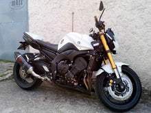 Load image into Gallery viewer, MassMoto oval full carbon exhaust slip-on silencer for Yamaha FZ8 2010-2015 — Euro Motards