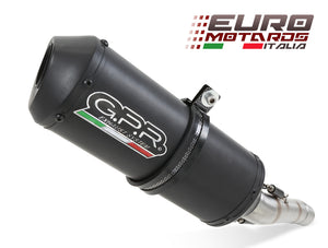 Suzuki DL 650 V-Strom 2004-2011 2in1 GPR Exhaust Mid System Silencer Ghisa New