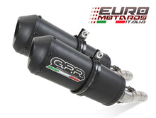 Load image into Gallery viewer, Aprilia RSV 1000 R Factory 2006-2010 High Mount GPR Exhaust Dual Silencers Ghisa
