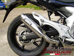 MassMoto Exhaust Slip-On Silencer GP1 Inox New Suzuki SFV 650 Gladius 2008-2015
