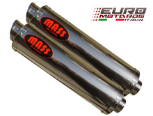 Load image into Gallery viewer, MassMoto Exhaust Slip-On Dual Silencers GP1 Inox Ducati Monster 600 2001-2003