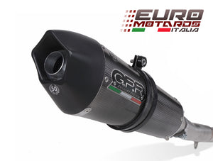 Aprilia Dorsoduro 900 2017-2018 GPR Exhaust Dual SlipOn Silencers GPE CF New