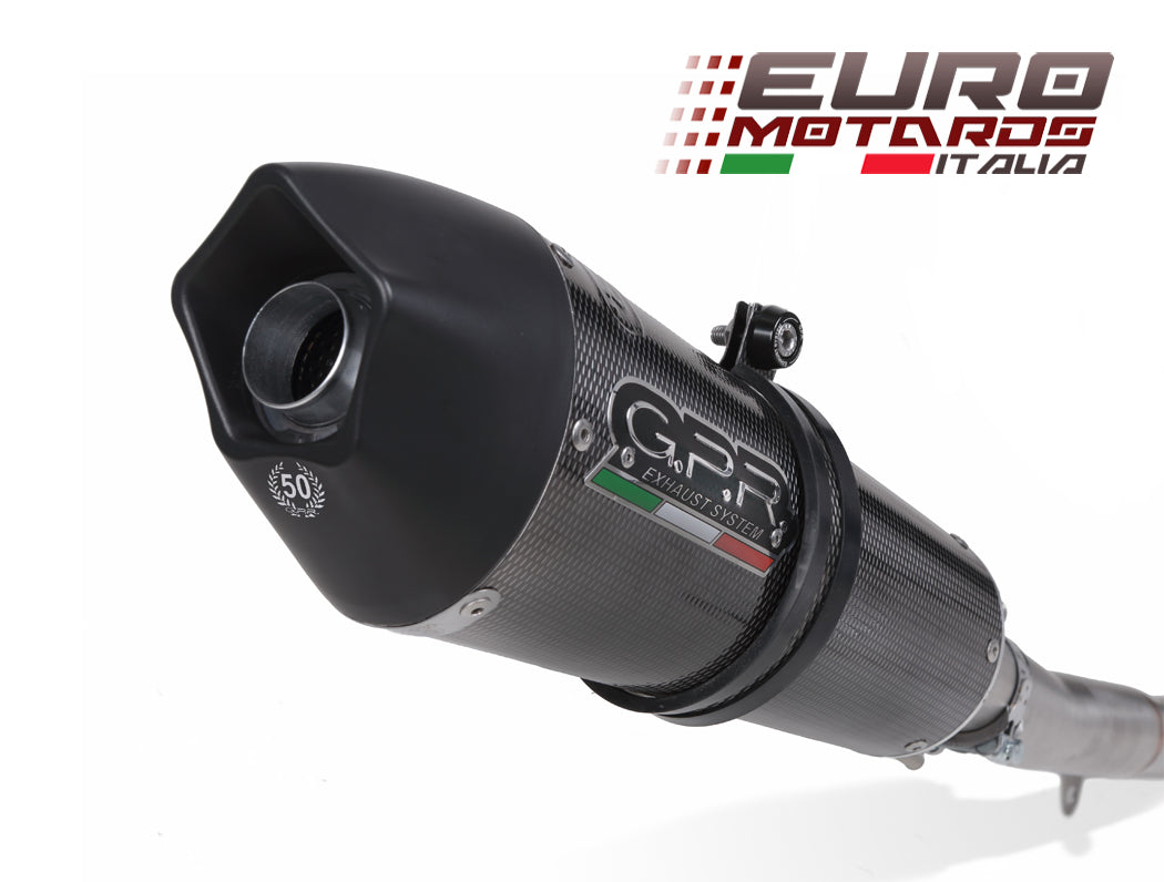 KTM Duke 690 2012-2016 GPR Exhaust Systems Mid System Catalyzed GPE CF Muffler