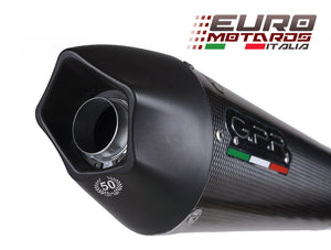 Ducati Monster 696 09-13 GPR Exhaust Systems GPE CF Slipon Mufflers Silencers