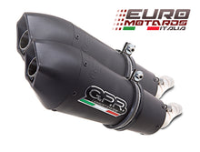 Load image into Gallery viewer, Aprilia Dorsoduro 900 2017-2018 GPR Exhaust Dual SlipOn Silencers GPE Ti Black