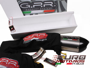 BMW F 800 R 2017-2018 GPR Exhaust Systems GPE Ti SlipOn Muffler with Catalyst