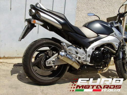MassMoto Exhaust Slip-On Silencer Tromb Ti Curve Suzuki GSR 600 06-11 Single Low