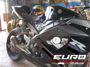 MassMoto Exhaust Slipon Single Silencer Tromb Titan Curve Suzuki GSXR 1000 05-06