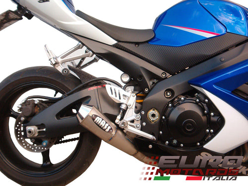 MassMoto Exhaust Slipon Single Silencer Tromb Titan Curve Suzuki GSXR 1000 05-06