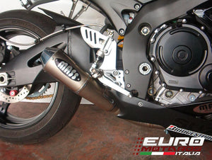 MassMoto Exhaust Slipon Silencer Tromb Titanium Curve Suzuki GSXR 600/750 06-07