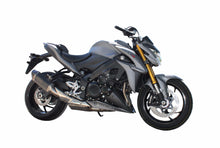 Load image into Gallery viewer, Suzuki GSX-S1000 2015-2017 Exan Exhaust Silencer OVAL X-BLACK Titanium/Carbon