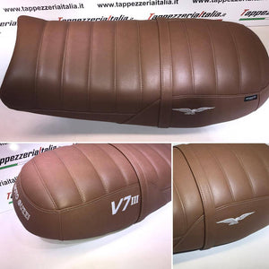 Moto Guzzi V7 III Tappezzeria Italia Seat Cover Custom Made New