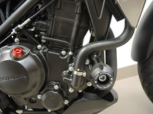 Load image into Gallery viewer, Honda CB300R 2018-2023 RD Moto Crash Frame Sliders Protectors Black H59-PH01-K