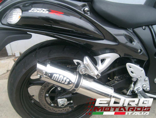 MassMoto Exhaust Slip-On Dual Silencers GP1 Inox Suzuki GSXR 1300 08-16 Hayabusa