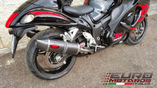 Load image into Gallery viewer, MassMoto Exhaust Dual Silencers Oval Full Carbon Suzuki GSXR 1300 Hayabusa 08-16