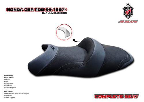 Honda CBR1100XX BlackBird JN-Europe Comfort Seat With JN+Memory Visco 846.0015