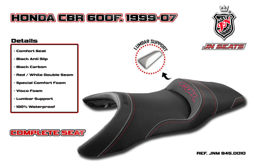Honda CBR600F F4 1999-2007 JN-Europe Comfort Seat With JN+Memory Visco JNM845