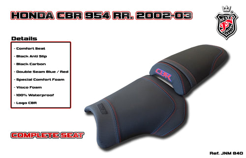 Honda CBR954RR 2002-2003 JN-Europe Complete Comfort Seat +JN+Visco New JNM840