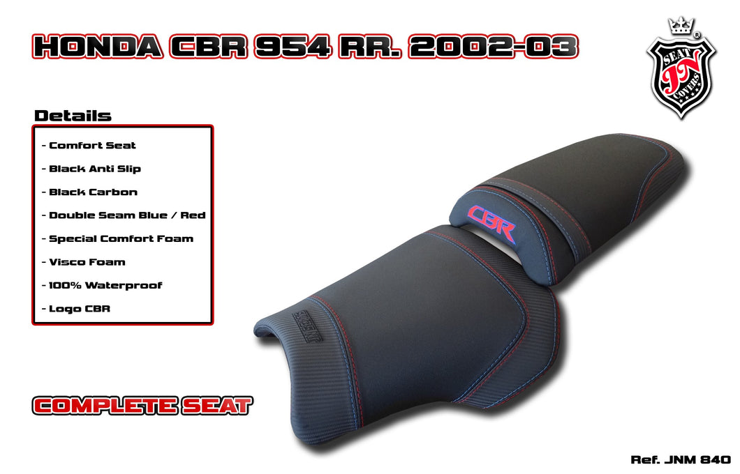 Honda CBR954RR 2002-2003 JN-Europe Complete Comfort Seat +JN+Visco New JNM840