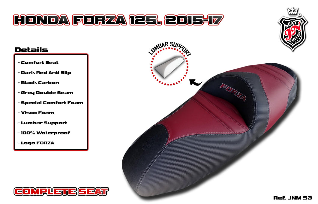 Honda Forza 125 2015-2017 JN-Europe Comfort Seat JN+Visco JNMS3 New