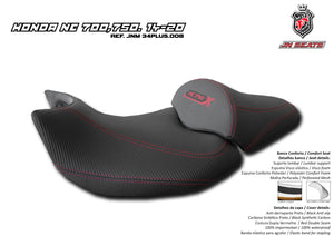 Honda NC700X NC750X 2014-2020 JN-Europe Comfort Seat Memory Foam+Visco 34P008