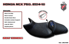 Load image into Gallery viewer, Honda NC750X 2014-2018 JN-Europe Seat Cover &amp; Lumbar Support Anti-Slip JNM838