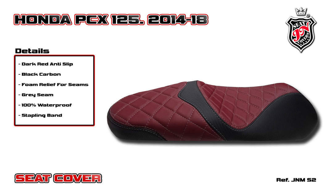 Honda PCX 125 150 2014-2019 JN-Europe Seat Cover Diamond Anti-Slip JNMS2