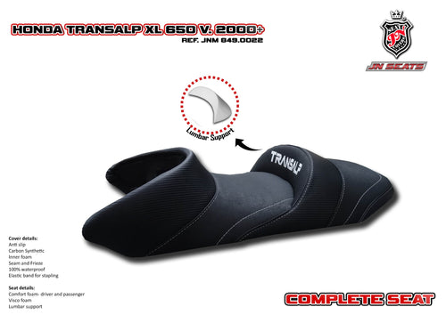 Honda Transalp XL 650 V  JN-Europe Comfort Seat With JN+Memory Visco 849.0022