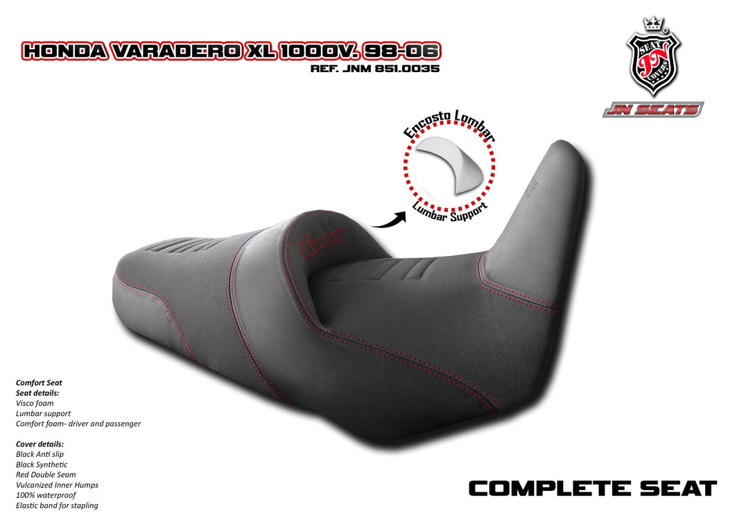 Honda Varadero 1000 1998-2006 JN Comfort Seat Memory Foam+Visco Anti-Slip 851035