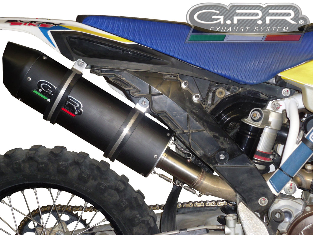 Husqvarna FE 350 2014 GPR Exhaust SlipOn Silencer Furore Nero Road Legal New