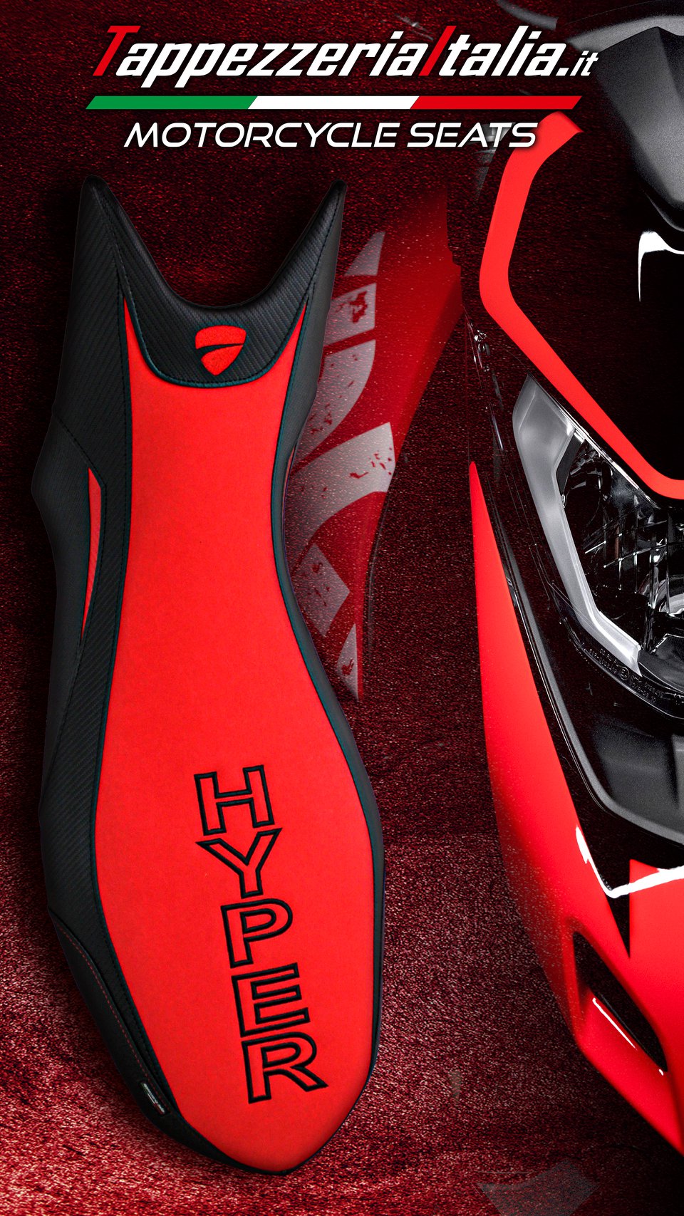 Ducati Hypermotard 950 /SP 2019-2021 Tappezzeria Italia Seat Cover