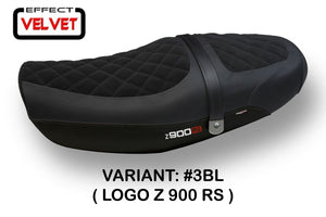Kawasaki Z900RS 2018-2019 Tappezzeria Italia Natal-TB Velvet Effect Seat Cover