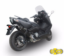 Load image into Gallery viewer, Yamaha Tmax 530 2012-16 Exan Exhaust Full System OVAL X-BLACK Silencer Ti/Carbon