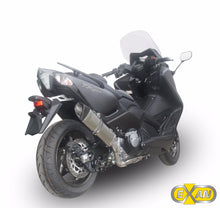 Load image into Gallery viewer, Yamaha Tmax 530 2012-16 Exan Exhaust Full System OVAL X-BLACK Silencer Ti/Carbon