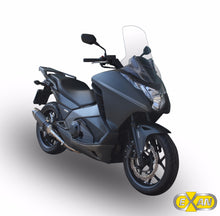 Load image into Gallery viewer, Honda Integra 700 2011-2013 Exan Exhaust Silencer OVAL X-BLACK Titanium/Carbon