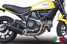 Load image into Gallery viewer, Ducati Scrambler 800 Exan Exhaust Silencer OVAL X-BLACK Titanium/Carbon New