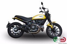 Load image into Gallery viewer, Ducati Scrambler 800 Exan Exhaust Silencer OVAL X-BLACK Titanium/Carbon New